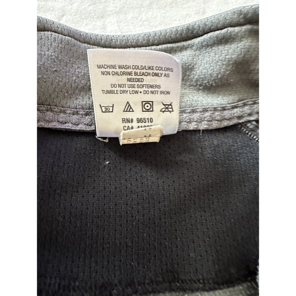 Under Armour Sweatshirt Mens Medium Grey Quarter Zip Mock Neck Golf Athletic - Picture 12 of 15